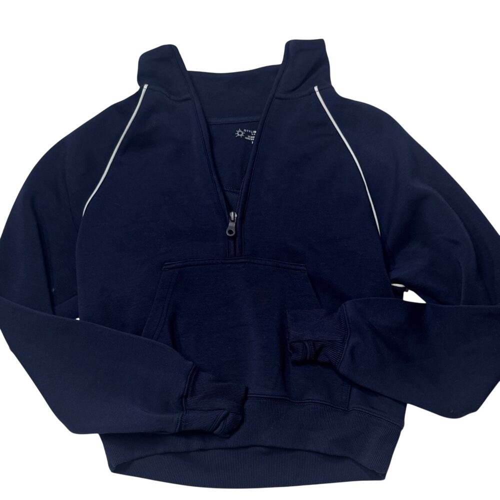 Offline by Aerie Navy Quarterzip